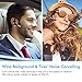 Bluetooth Headset, Wireless Earpiece Active Noise Canceling /w Mic for iPhone Android Cell Phones Driving by BlueFit - M6