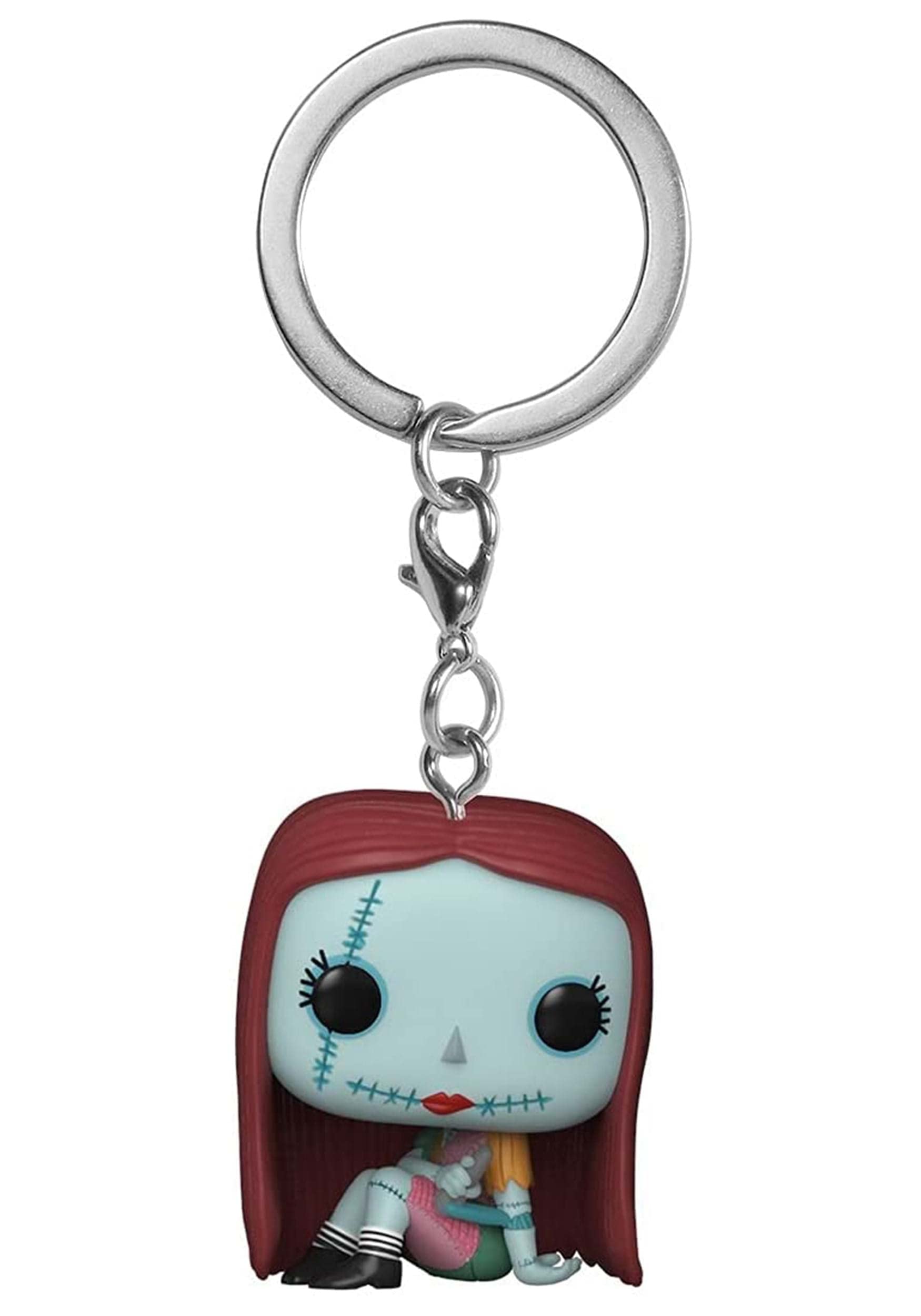 Funko Pop! Keychain: Disney the Nightmare Before Christmas - Sally Sewing - Disney: the Nightmare Before Christmas Novelty Keyring - Collectable Mini Figure - Stocking Filler - Gift Idea
