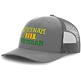 Mesh Cap Hat Embroidered Vietnam Veteran B Embroidery Trucker Hats for Men & Women Cotton