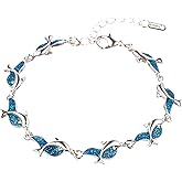 yipima Dolphin Bracelet, Women Fashion Dolphin Charm Chain Bangle Party Ocean Jewelry Gift