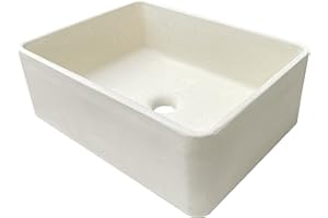 Durx-litecrete Concrete 16"X 12" Rectangular Vessel Sinks, Bathroom Vessel Sinks, Small Vessel Sinks for Bathrooms, Bathroom Sinks Above countertop, Smooth Surface, Beige-Gray