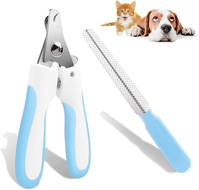 Dog Cat Nail Clippers Professional Pet Trimmers with Safety