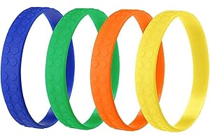 KiBcsLic 4 Pieces Toe Stretcher Bands Toe Bands for Toes Spacers Silicone Toes Separator Band Premium Foot Strengthening Buni