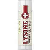 Piping Rock Lysine Lip Balm Stick | 0.15 Oz | Moisturizing and Soothing Ointment | Non-GMO, Gluten Free
