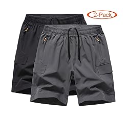 HONCAN Boys Pull on Cargo Shorts, Outdoor Kids