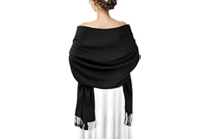 AURUZA Shawls and Wraps for Evening Dresses, Soft Pashmina Shawls for Women, Pashmina Shawls for Wedding Party