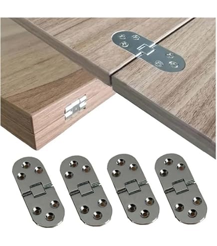 Durable Freezer Plastic Hinges 2-Pack – Universal 3-Hole Folding Hinge 95–110° For Chest Freezer & Fridge Repair (Grey)