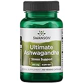 Swanson Ultimate Ashwagandha KSM-66 - Herbal Supplement Supporting Healthy Stress Levels & Relaxation - Natural Formula to Pr