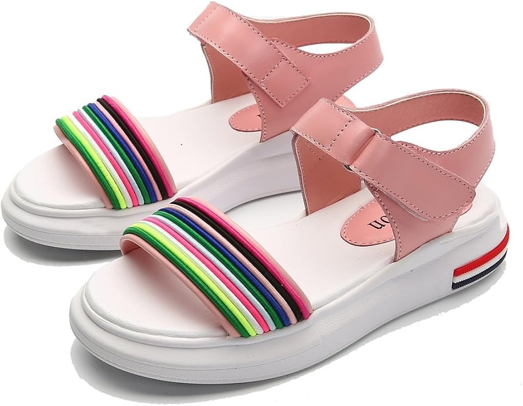 rainbow coloured sandals