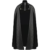 GRAJTCIN Renaissance Cape Victorian Medieval Hobbit Cloak Gothic Steampunk Halloween Costume