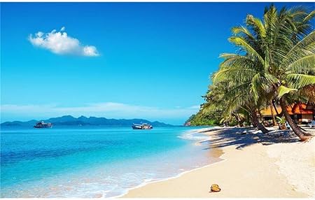 Xxczb Diamond Painting Diy Strass En Cristal Broderie Diamant Diamonds Painting Arts Craft Pour Le Decor De Mur A La Maison Arbre De Plage Pittoresque 40x30cm Amazon Fr Cuisine Maison