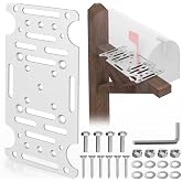 Mailbox Mounting Bracket, Heavy-Duty Plate for Post Mount Mailboxes, White | Compatible with Mail Boss, Architectural MAILBOXES, Gibraltar, hykolity, adoorn