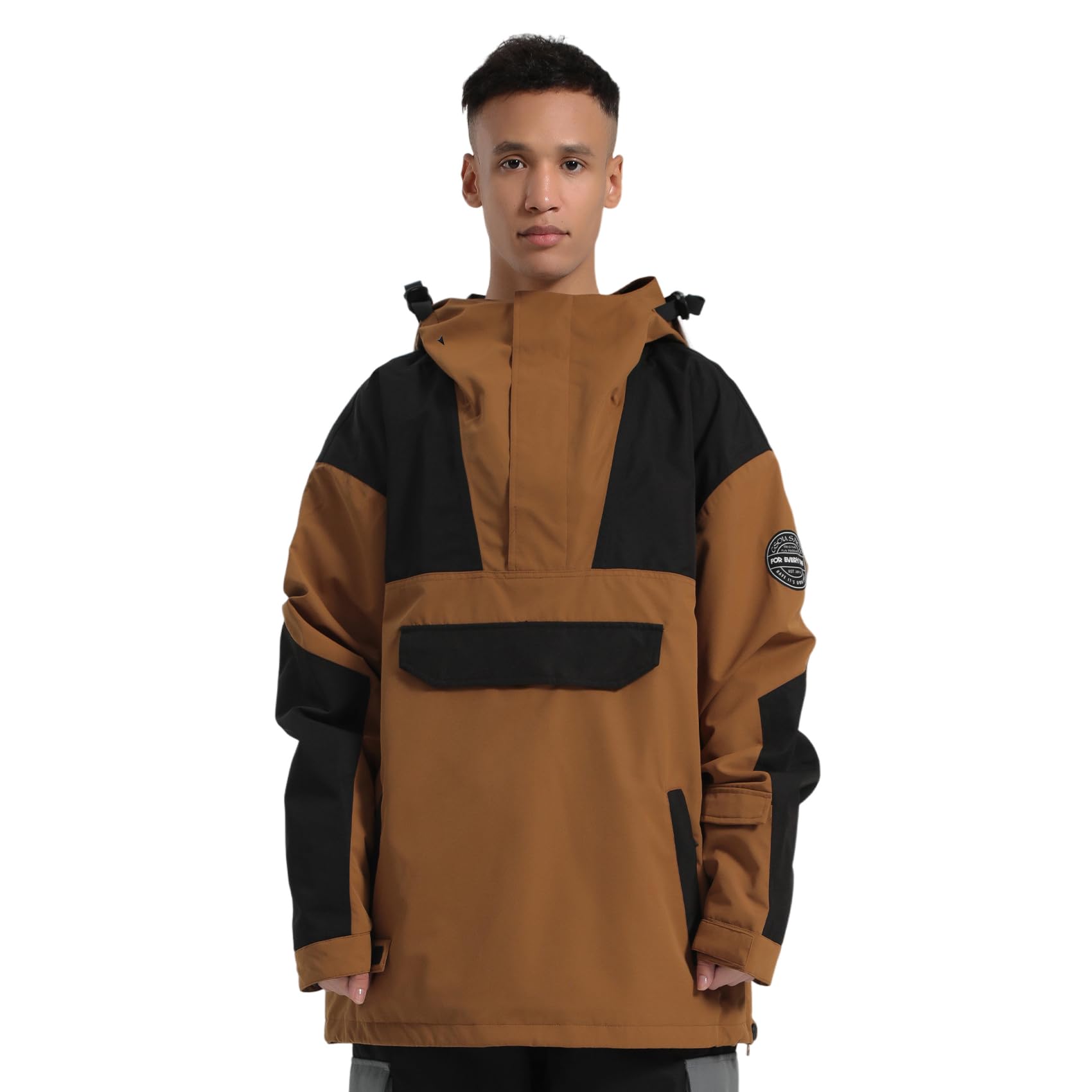 Photo 1 of GSOU SNOW Men Ski Jacket Snowboard Snow Coat Warm Winter Waterproof Mountain Hooded