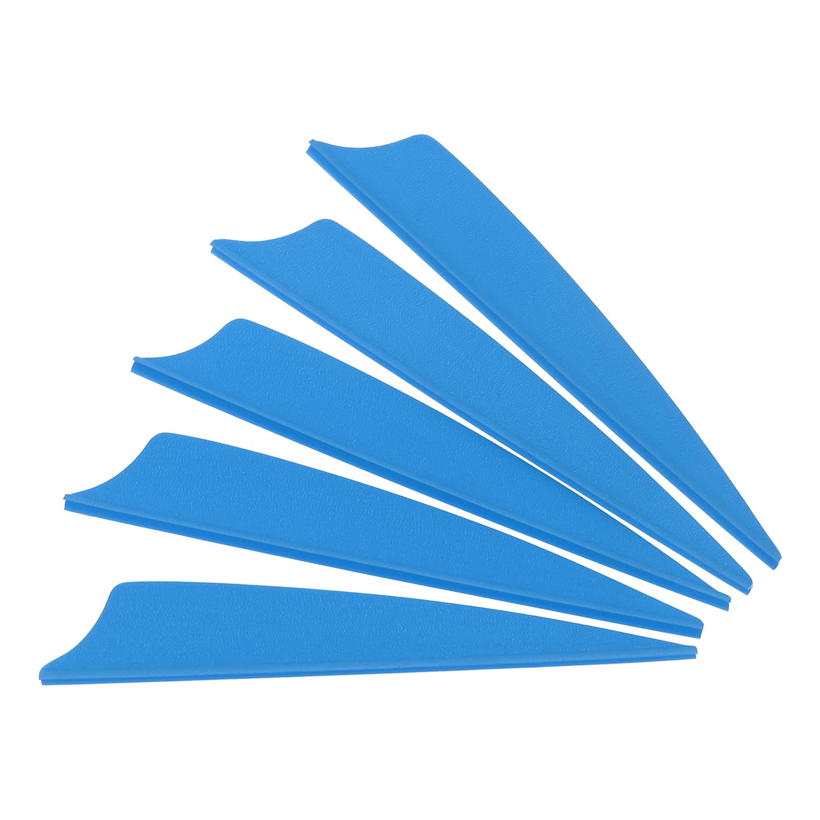 PATIKIL Arrows Vanes, 50 Pack 3 Inch Archery Fletching Arrow Fletch Wing with Shied Cut for DIY Hunting Target Shooting, Blue