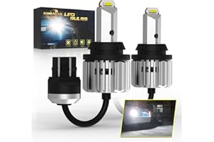 KIMLATAR 7443 LED Bulbs for Back Up Reverse Lights,CANBUS Error Free,6000Lumens,CSP 6-SMD Upgraded 900% 6500K High Brightness 7440 7441 7444 Bulbs （Pack of 2）