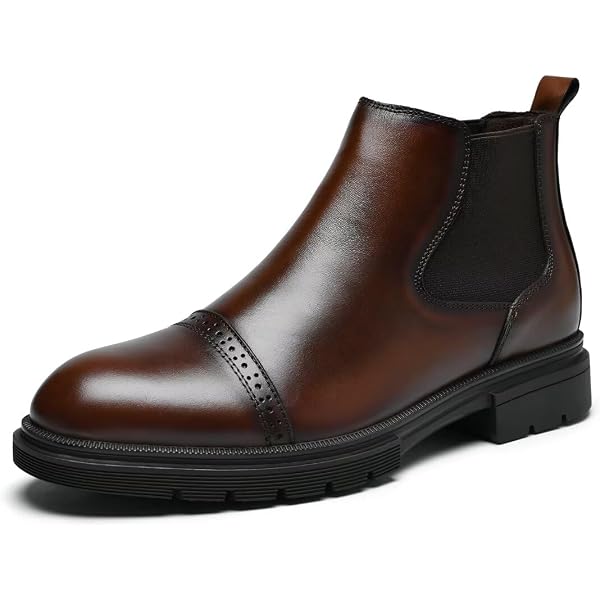 Arkbird black leather Chuka boots men’s size 12 Amazon.com | Arkbird Mens Dress Boots, Genuine Leather  main image 4