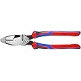 Knipex 09 12 240 9.5-Inch Ultra-High Leverage Lineman's Pliers with Fish Tape Puller and Crimper