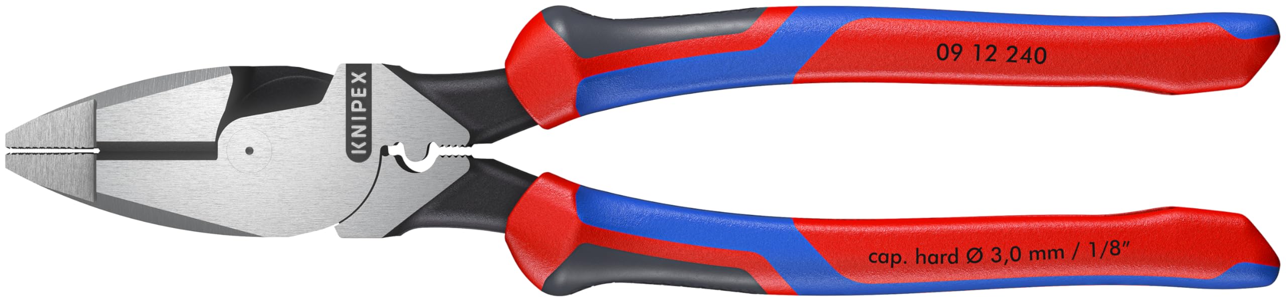 KNIPEX Lineman's Pliers American Style with Comfort Handles 240 mm, 09 12 240