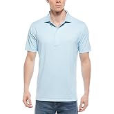 PETER MILLAR Men's Blue Spruce Bickett Performance Jersey Polo - XLarge