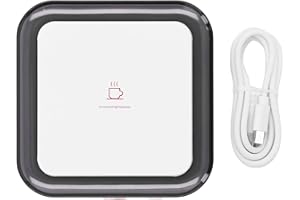 Yosoo Health Gear Thermostatic Mug Warmer, Electric Coffee Cup Warmer Fast Heating Cup Warmer 3 Temperature Control Milk Tea 