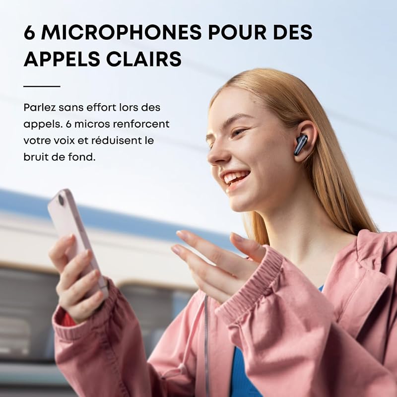 par Anker Liberty 4 NC Écouteurs Bluetooth sans Fil 5.3. avec ANC