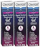 Clearasil Ultra Rapid Action Vanishing Acne Treatment Gel, 1 Ounce (Pack of 3)