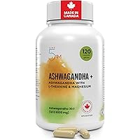 Live 5AM Organic Ashwagandha 6000mg + L-Theanine & Magnesium BisGlycinate | Stress Relief, Relaxation, Focus & Mood Balance |