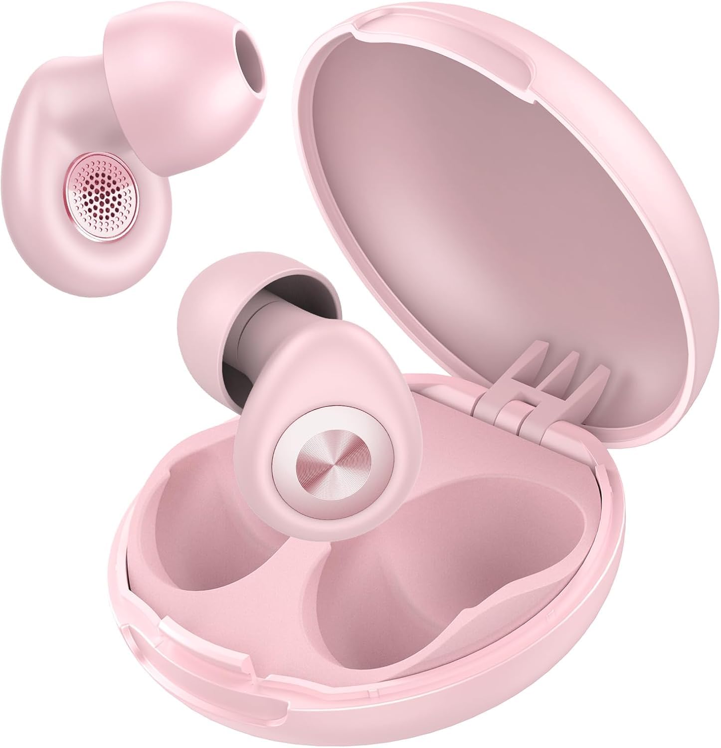 Photo 1 of Ear Plugs for Sleeping Noise Cancelling, 45dB Earplugs for Noise Reduction, Reusable Noise Cancelling Ear Plugs Hearing Protection for Focus/Study/Work/Concert, Silicone EarPlugs with Case & 8 Eartips