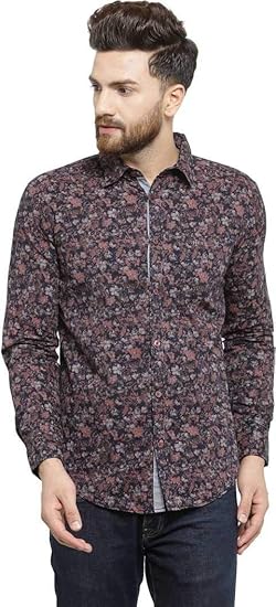 MAFATLAL Mens Slim fit Casual Shirt