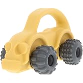 Nuby Silicone Teether Toy | Yellow Bug Car