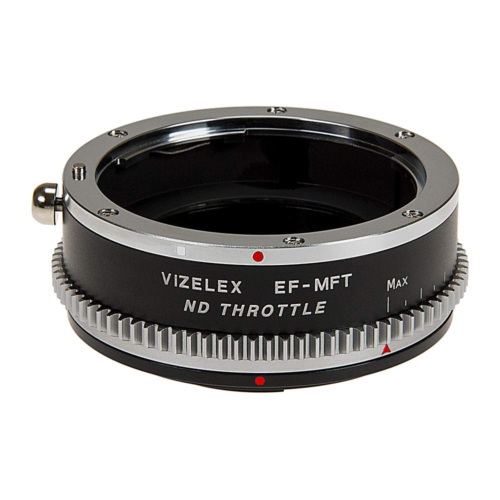 Vizelex CINE ND Throttle Lens Adapter Compatible with Canon EF Full Frame Lenses on Micro Four Thirds Cameras