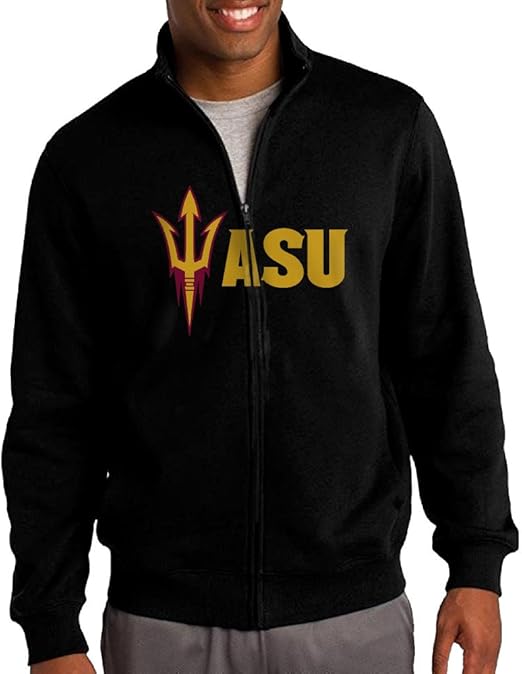 Men's Arizona State Sun Devils Todd Graham Sparky Full-Zip Jacket Sweatshirt at Amazon Menâs 