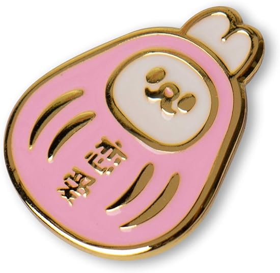 Amazon バッグアクセサリー女友達のプレゼントブローチ ファッション かわいい アイデア プレゼントu Pick ダルマのブローチ B 恋をする ブローチ 通販