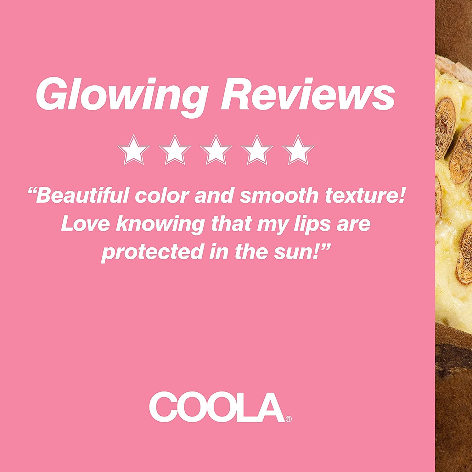 Coola, Organic Mineral Sunscreen Tinted Lip Balm Lip Care for Daily Protection Broad Spectrum SPF 30 Safe 0.15 Oz, Coral Reef, 1 Count: Premium Beauty