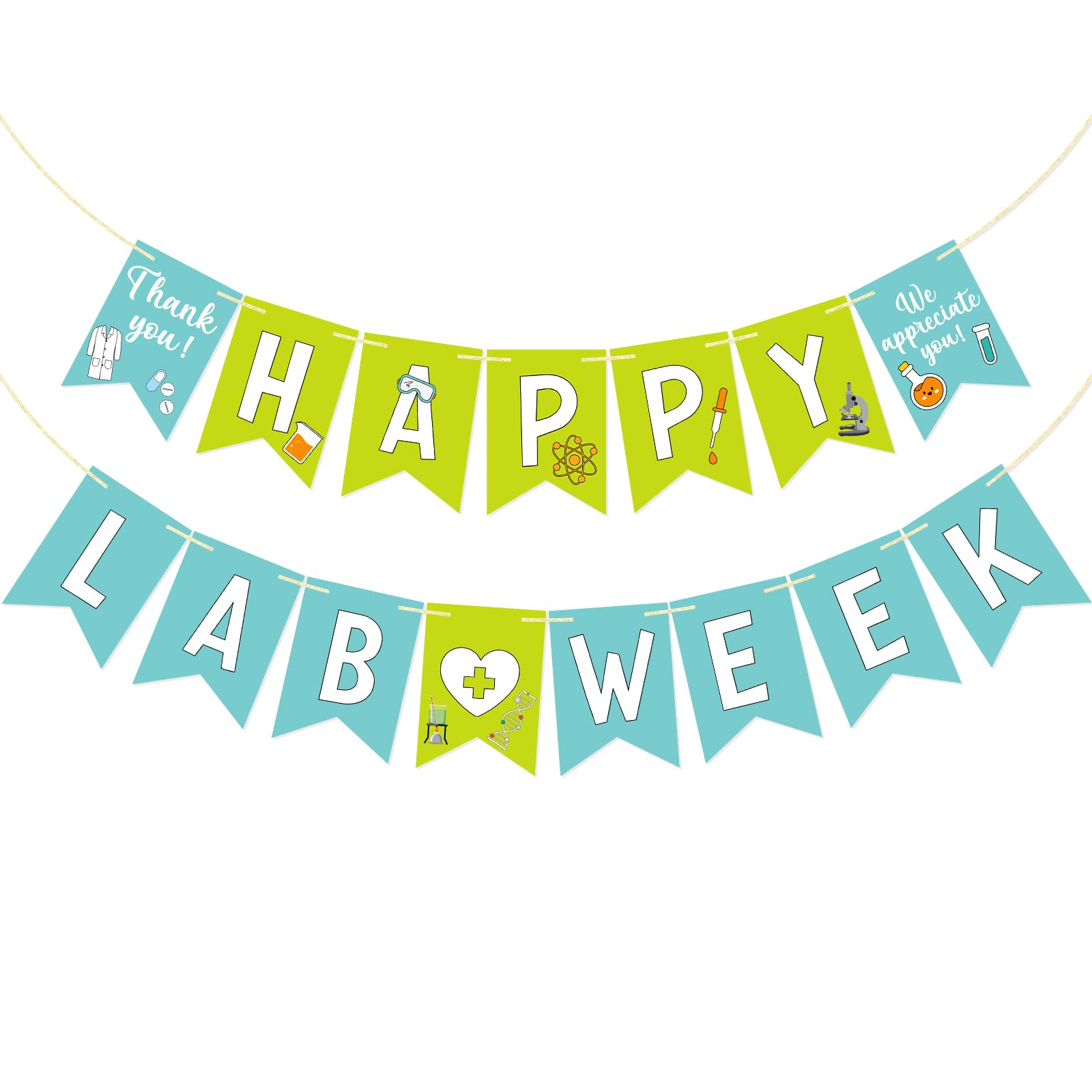 Photo 1 of Lab Week Decorations, Lab Week 2025 Banner, Medical Laboratory Week Party Decorations, Lab Professionals Appreciation Decorations, Pre-strung