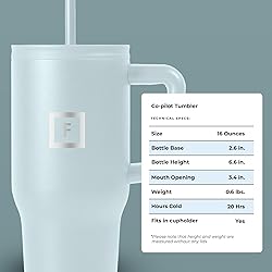 IRON °FLASK Co-Pilot Insulated Mug w/Straw & Flip