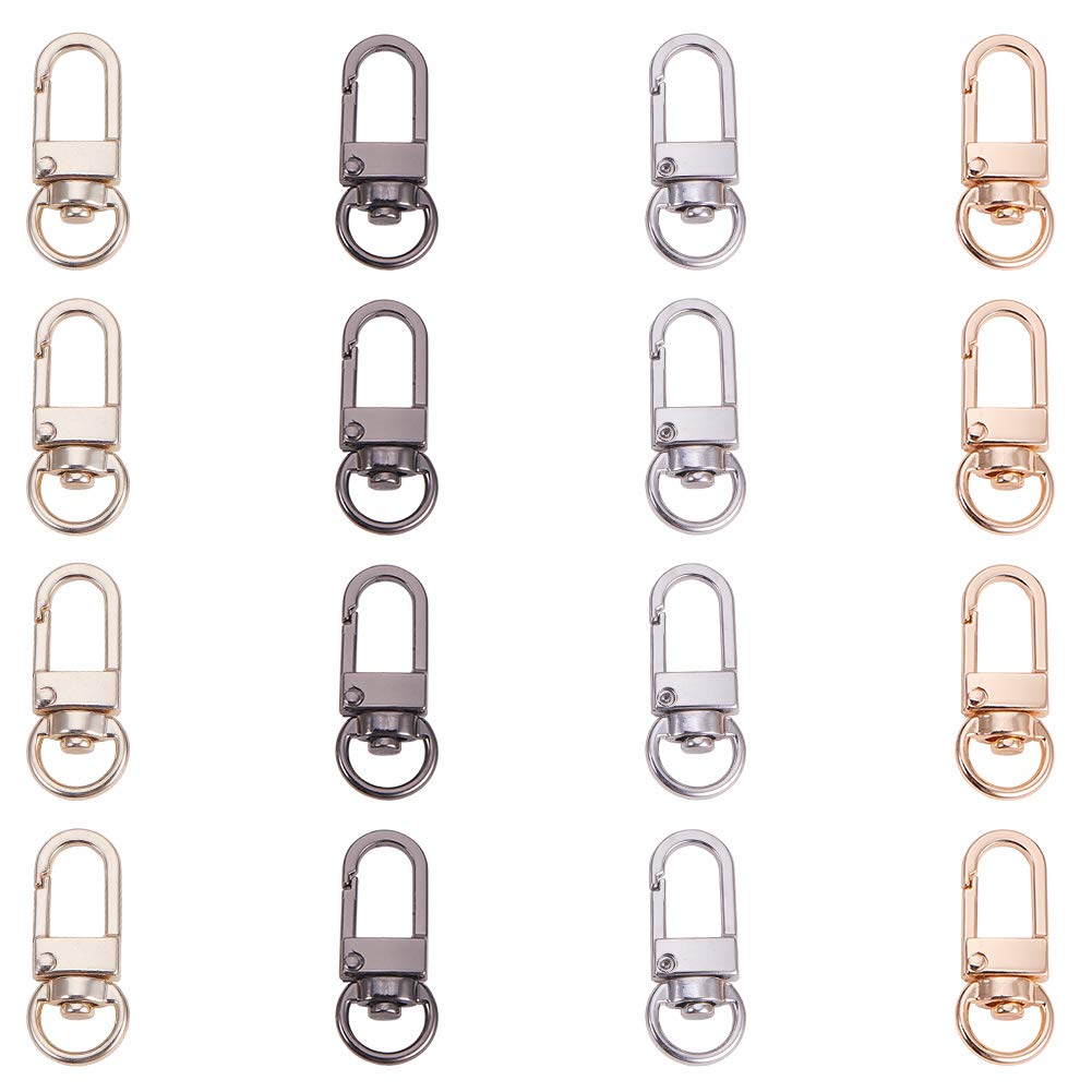 PandaHall Elite Alloy Swivel Lobster Clasp