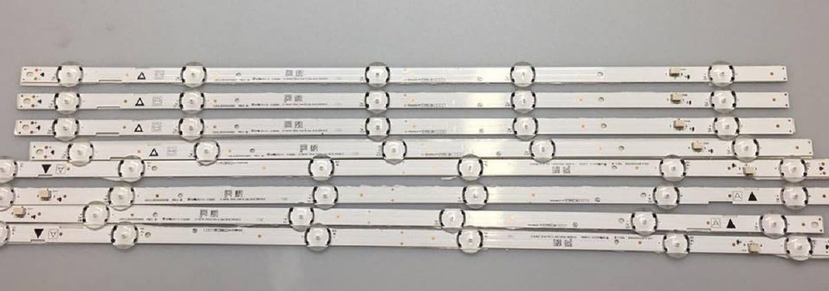 UDULED0GS059/UDULED0GS060 Backlight LED Strips Compatible for Philip 55PFL5402/F7,55PFL5601/F7 & FW55D25F (8 Strips)