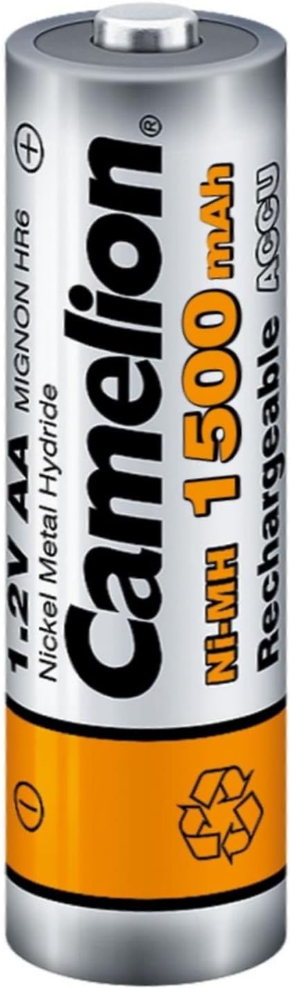 Camelion 17015206 - Paquete de 2 Pilas Recargables AA (1500 mAh ...