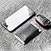 Slim Minimalist Wallets for Men - 2 Pockets Credit Card Holder Leather Wallet (Black)