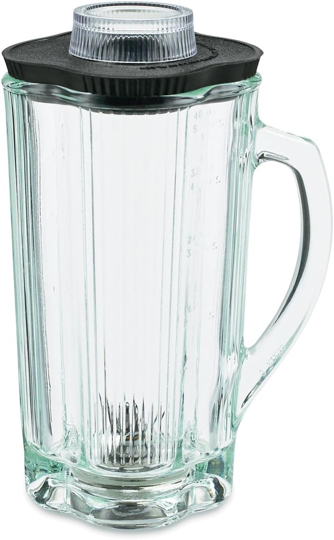 Waring Commercial CAC34 Complete Glass Container with Blade and Lid, 40-Ounce