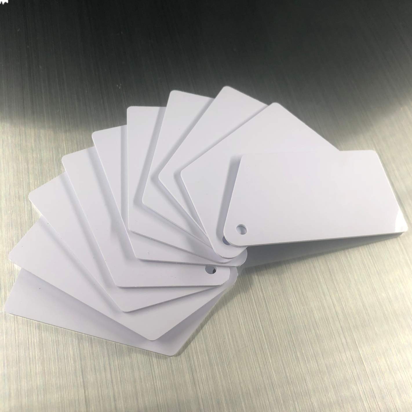 10 x Key Rings NFC | NXP Chip NTAG215 | 504 Bytes | Hard PVC