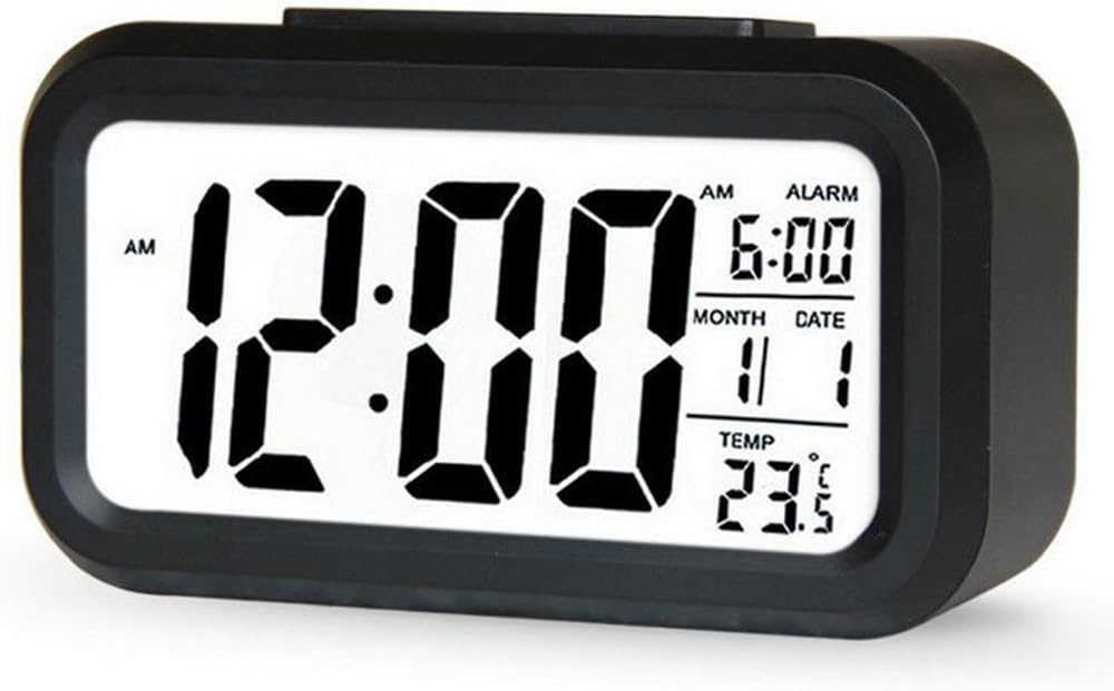 Xinton Tech Smart backlight alarm clock, Electric Induction Electronic Clock, Alarm Clock Luminous Clock, Smart Clock
