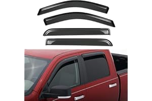 NOPOCA Sun Rain Snow Guard Wind Deflector Shade Window Visors Accessories Fit Ford F150 2004-2008 Super/Crew Cab 2006-2008 Lincoln Mark LT Super/Crew Cab NP94443 4pcs