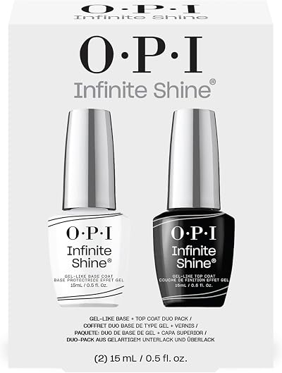 OPI Infinite Shine Base & Top Coat Duo 2x15ml Gel-Like Shine Nail Polish