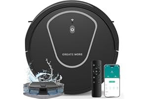 BAGOTTE Robot Vacuum and Mop Combo,2 in 1 Robotic Vacuum Cleaner with Mopping,4000Pa Strong Suction,Auto Recharge,WiFi/Alexa/App/Remote, Ideal for Hard Floor,Pet Hair,Auto Carpets Boost