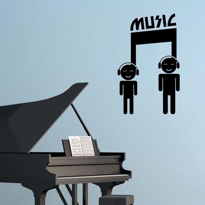Music Wall Decal Symbol Musician Gifts For Bedroom