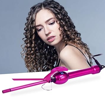 Amazon Com Lcd Display 9mm Hair Curling Iron Wand Salon Hair