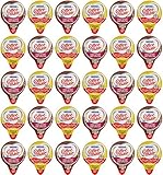 Coffee Mate .375 ounce Liquid Creamer 15 each flavor (30 total) - Toll House Chocolate Chip Cookie & Salted Caramel Chocolate & By The Cup Sugar Packets