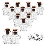 MIGK 24pcs Small Mini Glass Jars Bottles with Cork
